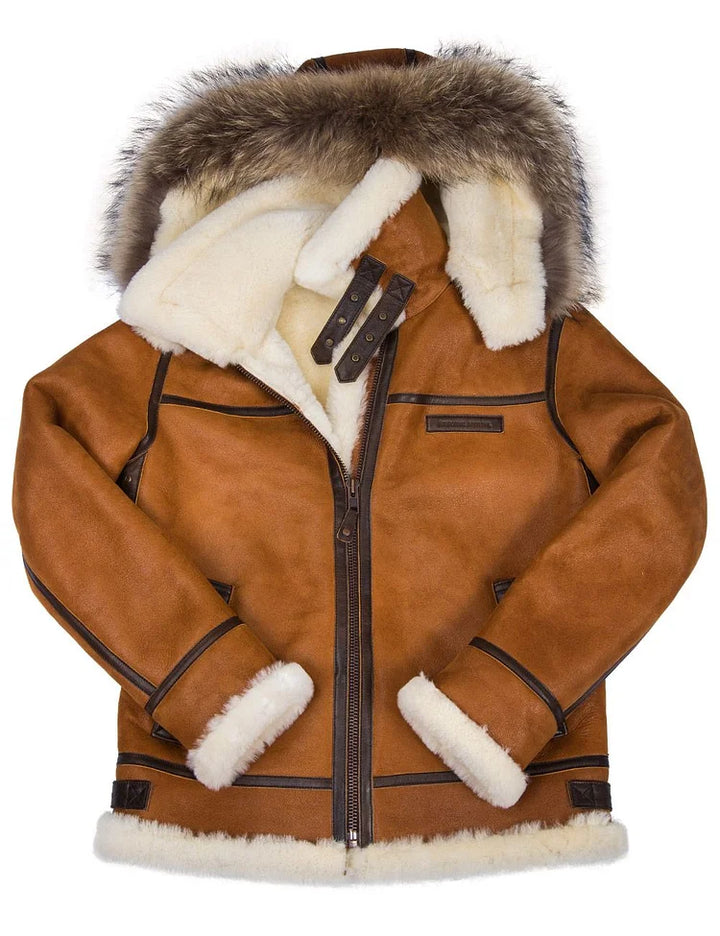 Emil™ Elegant Veste D'hiver En Cuir