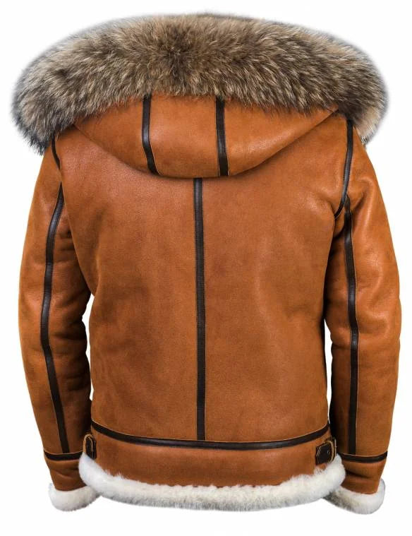 Emil™ Elegant Veste D'hiver En Cuir