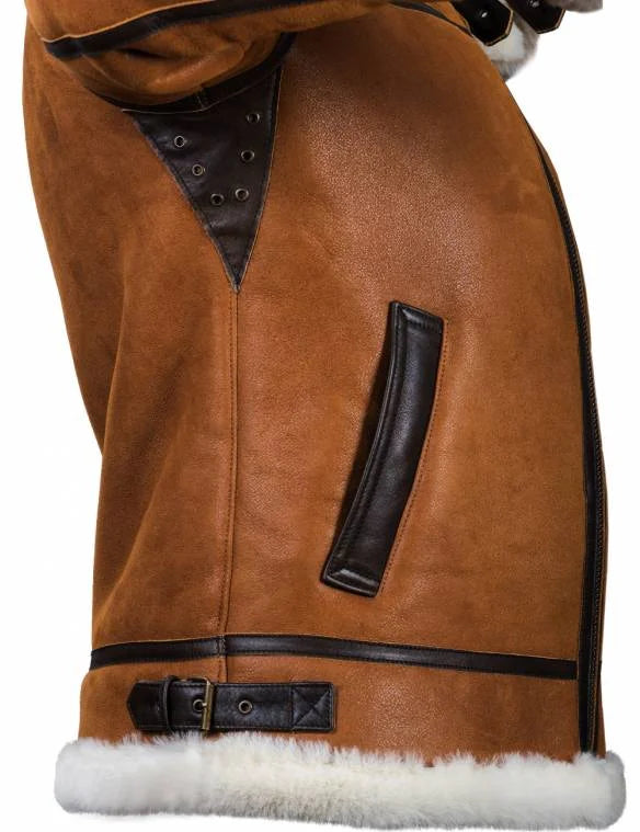 Emil™ Elegant Veste D'hiver En Cuir