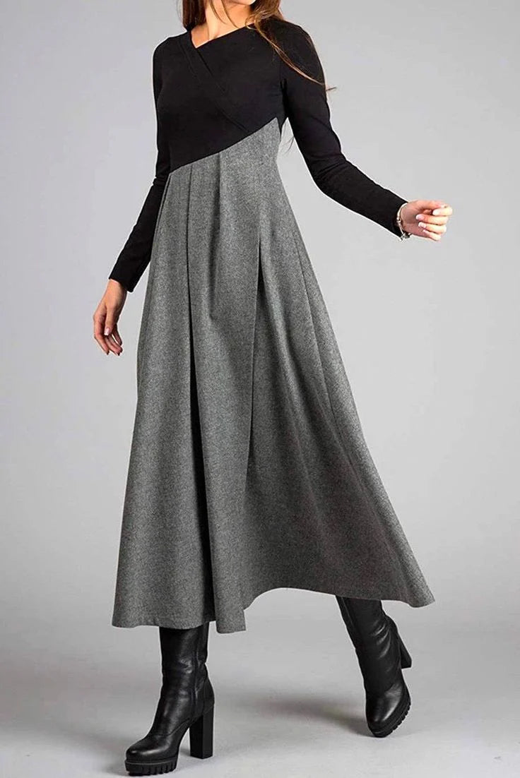 Vinoa | Robe longue à manches longues