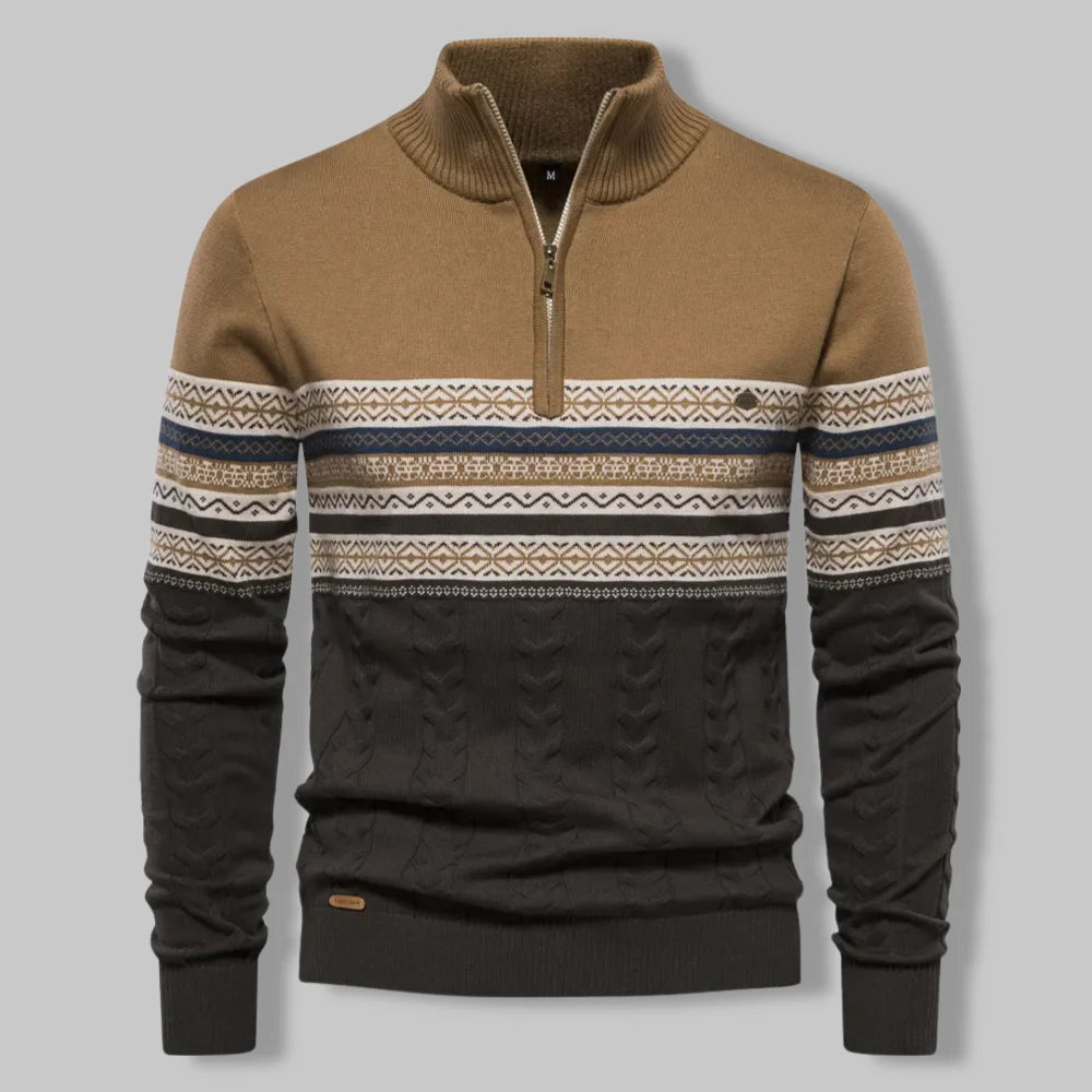 Alpina Quarter Zip Sweater