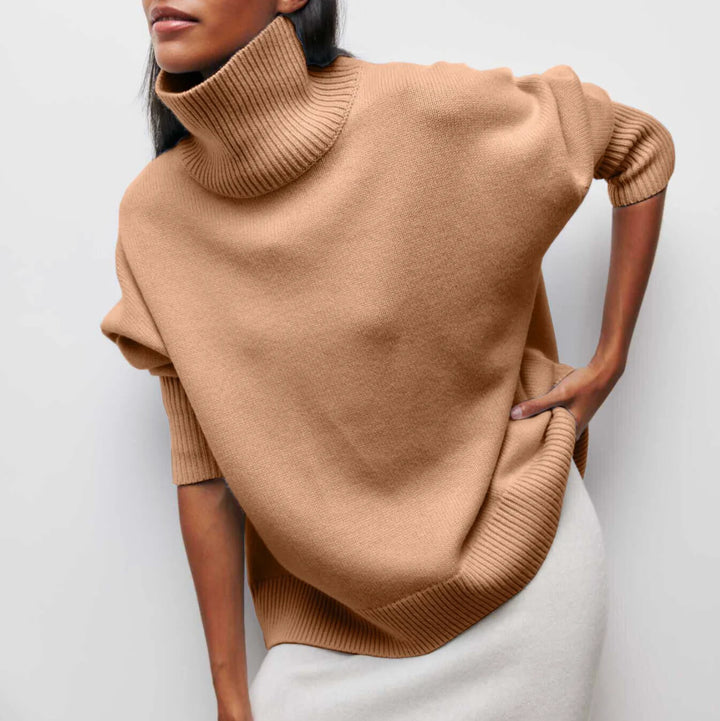 Amelia - Pull à col roulé en tricot