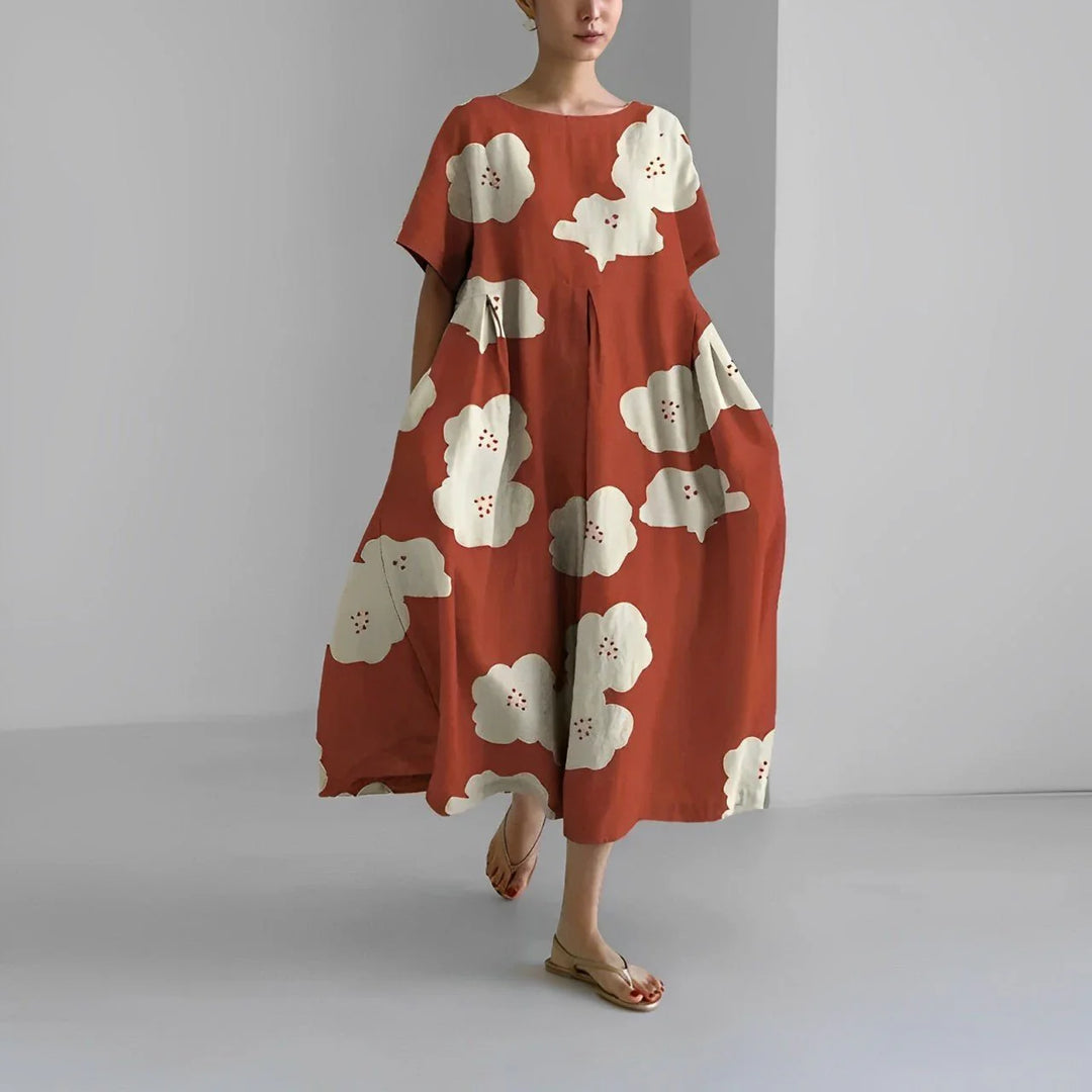 Amelia - Robe bohème avec fleurs