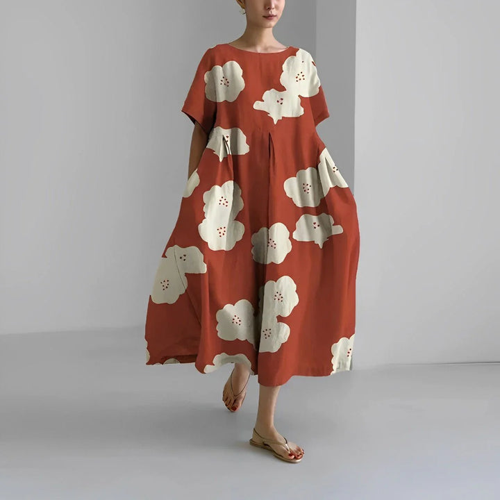 Amelia - Robe bohème avec fleurs