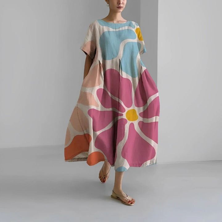 Amelia - Robe bohème avec fleurs