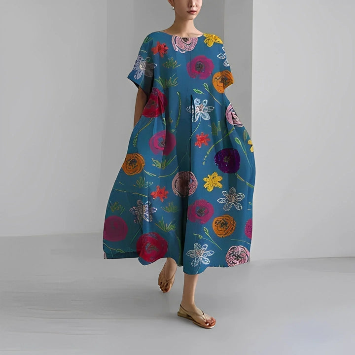 Amelia - Robe bohème avec fleurs