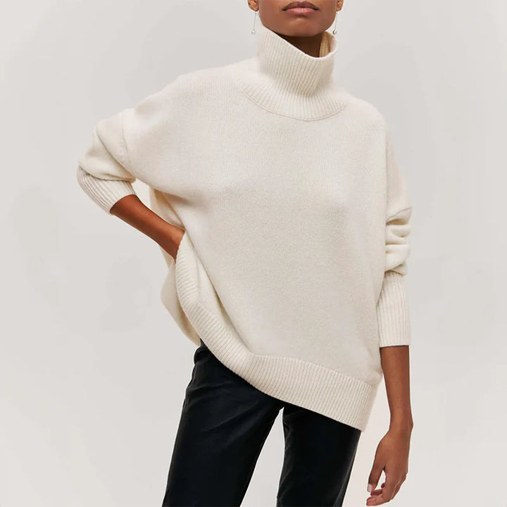 Amelia - Pull à col roulé en tricot