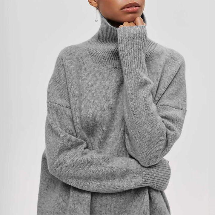 Amelia - Pull à col roulé en tricot