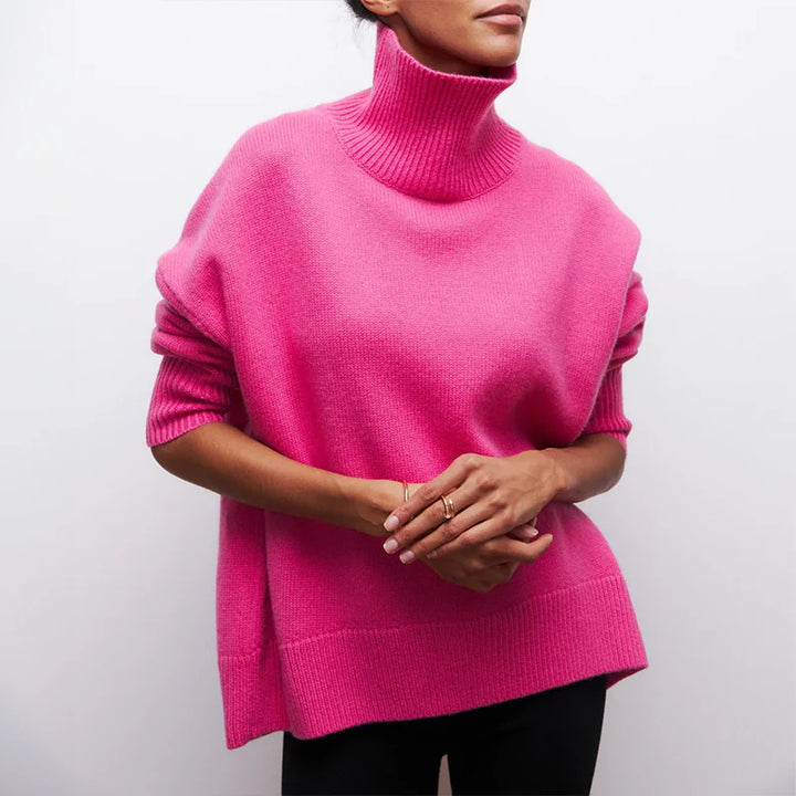 Amelia - Pull à col roulé en tricot